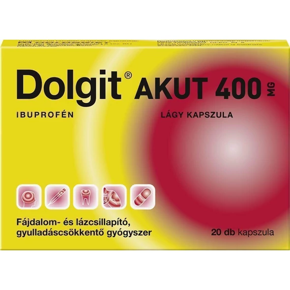 Dolgit AKUT 400 mg lágy kapszula 20x