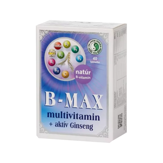 DR.CHEN B-MAX Multivitamin és Aktív Ginseng tabletta 40x
