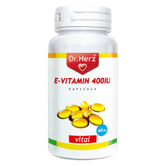 Dr. Herz E-vitamin 400IU 60 db lágyzselatin kapszula