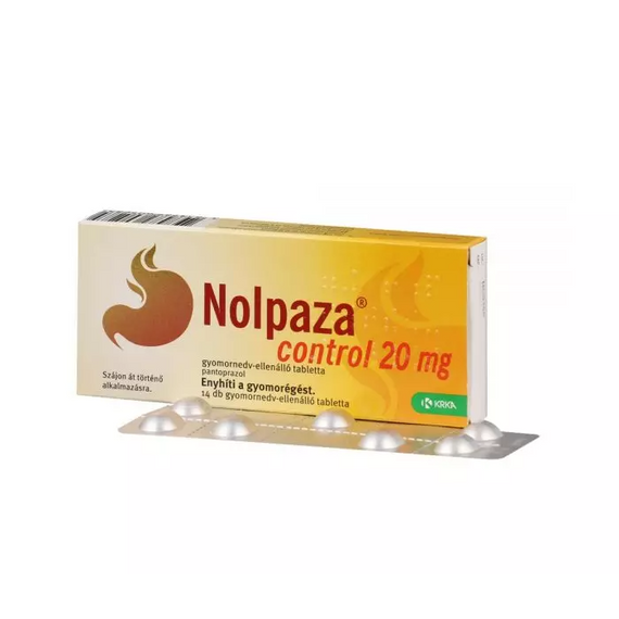 Nolpaza Control 20 mg gyomornedv-ellenálló tabletta 14x - Andráspatika ...
