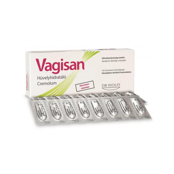 Vagisan Cremolum Hüvelykúp Hidratáló 16db