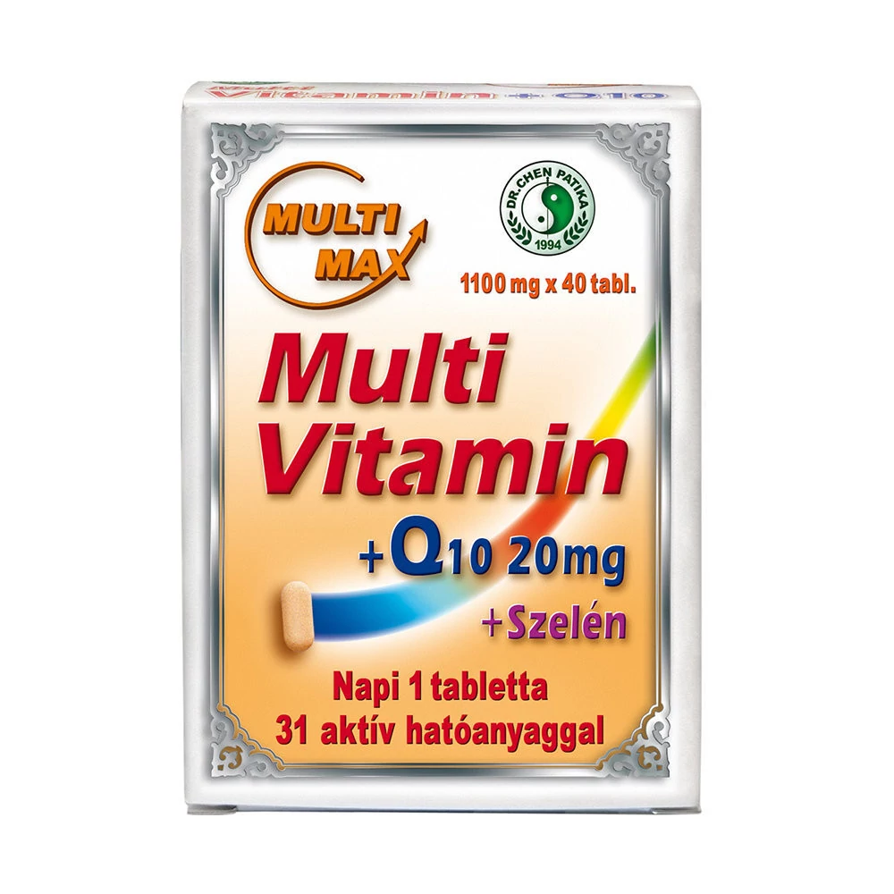 DR. CHEN MULTI-MAX VITAMIN + Q10 + SZELÉN TABLETTA - 40DB