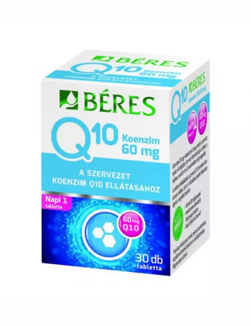 Béres Koenzim Q10 60mg Étrkiegészítő Tabletta
