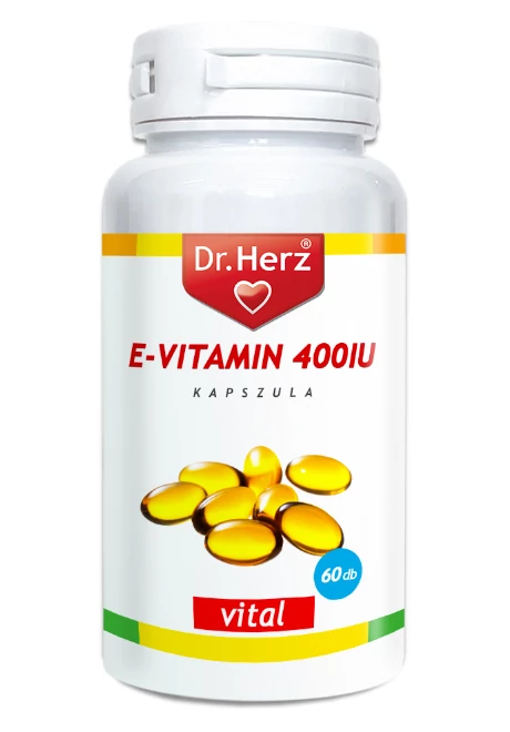 Dr. Herz E-vitamin 400IU 60 db lágyzselatin kapszula